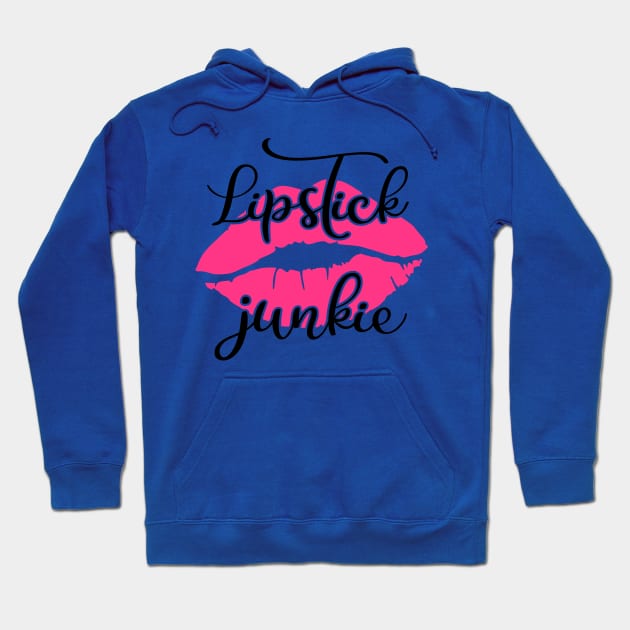 Lipstick Junkie Hoodie by  Dynamic Diva Designs